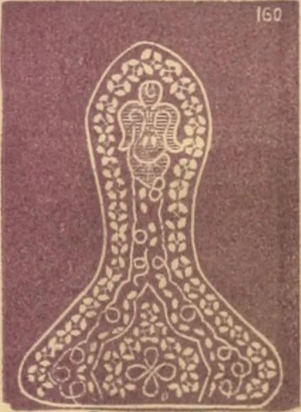 An illustration from Illustrated book of patterns for lace making, 1878, leaf 10