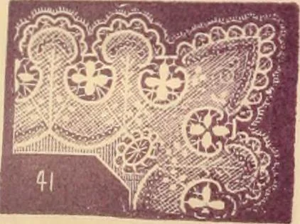 An illustration from Illustrated book of patterns for lace making, 1878, leaf 11