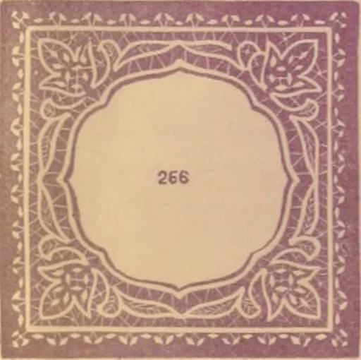 An illustration from Illustrated book of patterns for lace making, 1878, leaf 8