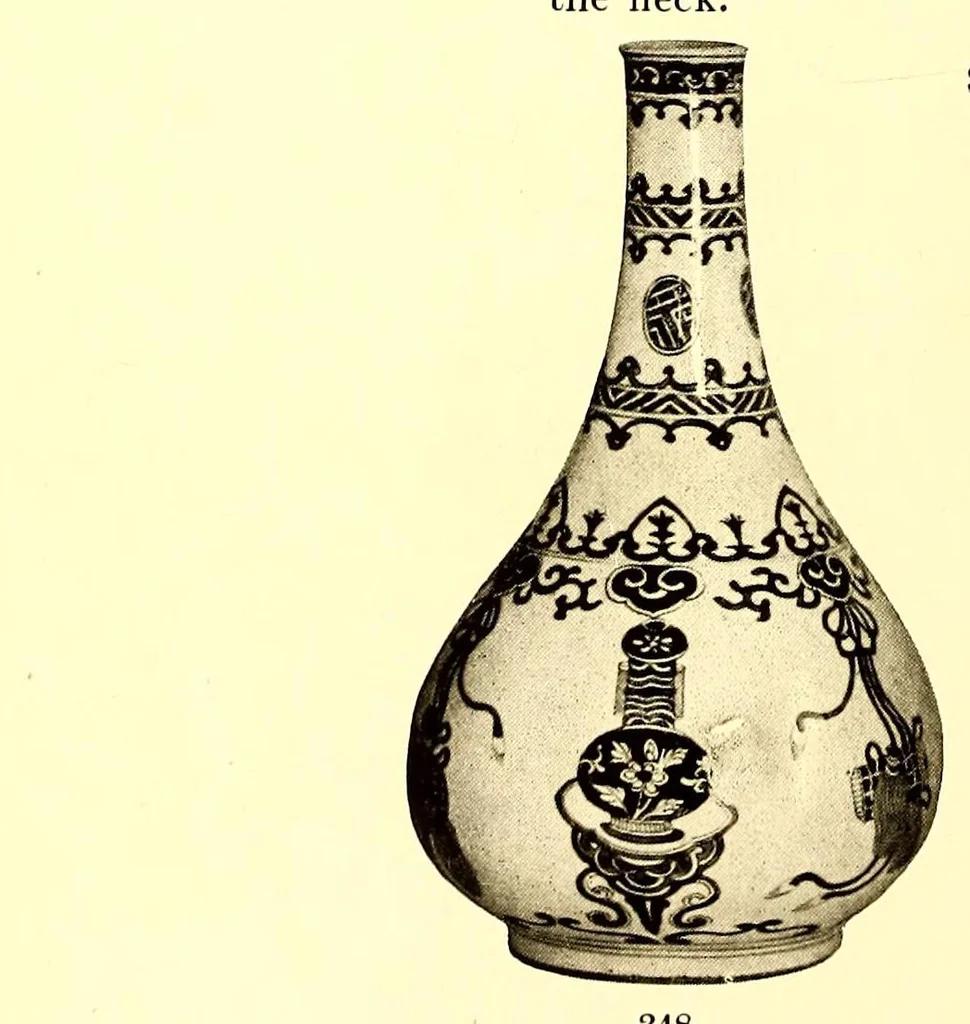 An illustration from Illustrated catalogue of the beautiful oriental porcelains and other valuable art objects : belonging to the estate of the late M.C.D. Borden, Esq, 1913, leaf 122