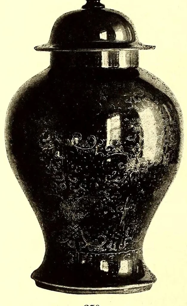 An illustration from Illustrated catalogue of the beautiful oriental porcelains and other valuable art objects : belonging to the estate of the late M.C.D. Borden, Esq, 1913, leaf 136