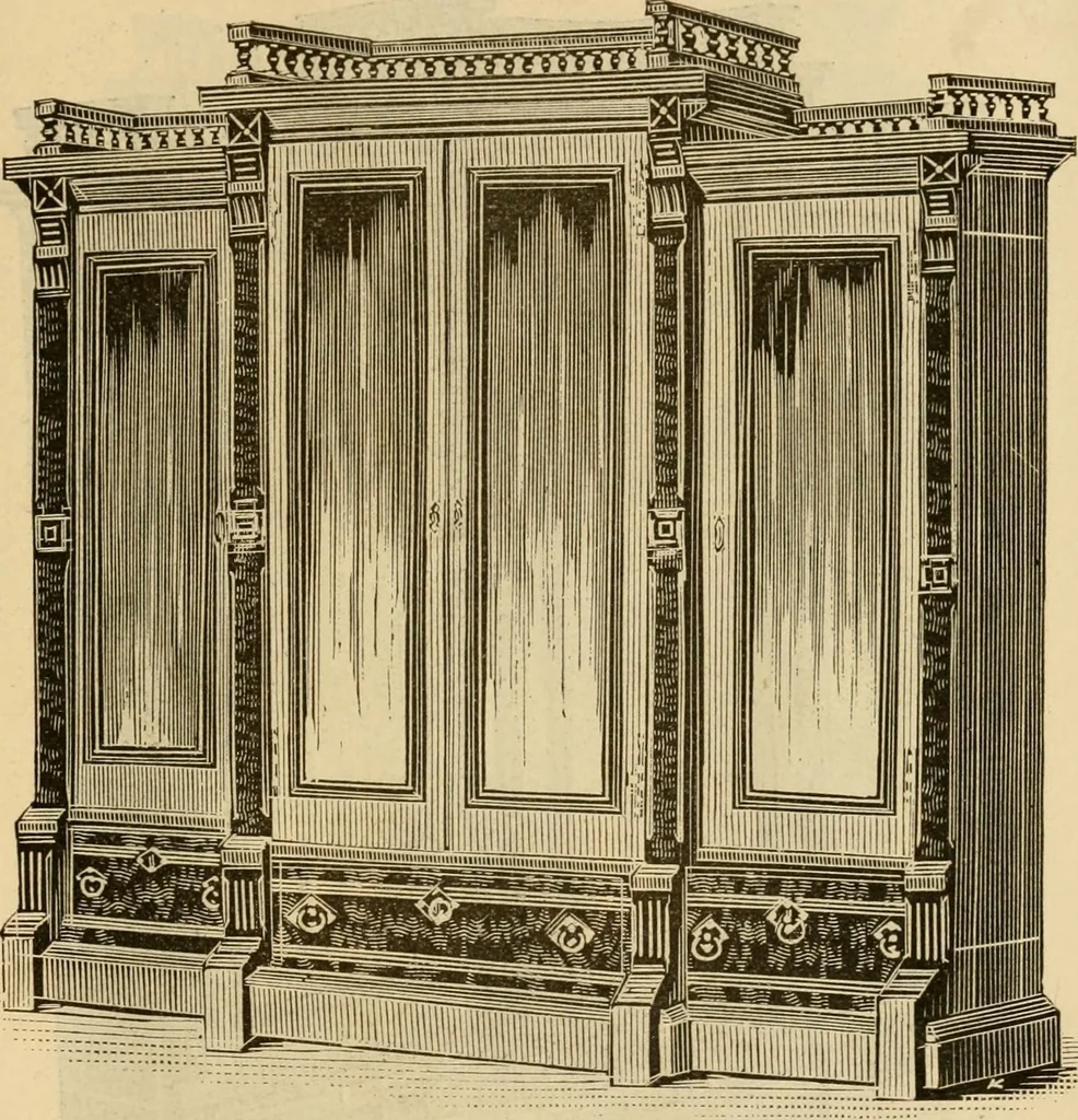 An illustration from Illustrated catalogue of office and library furniture., 1885, leaf 100