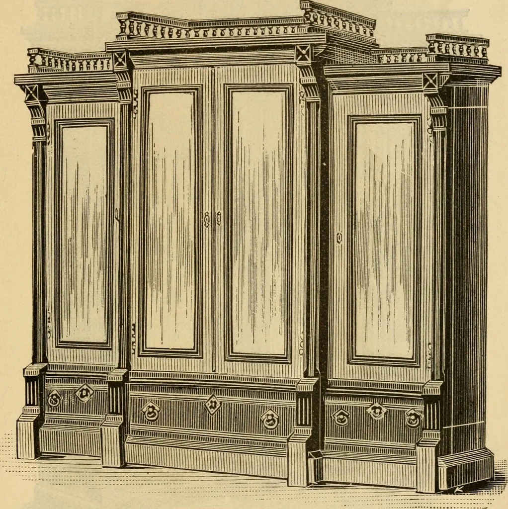 An illustration from Illustrated catalogue of office and library furniture., 1885, leaf 104