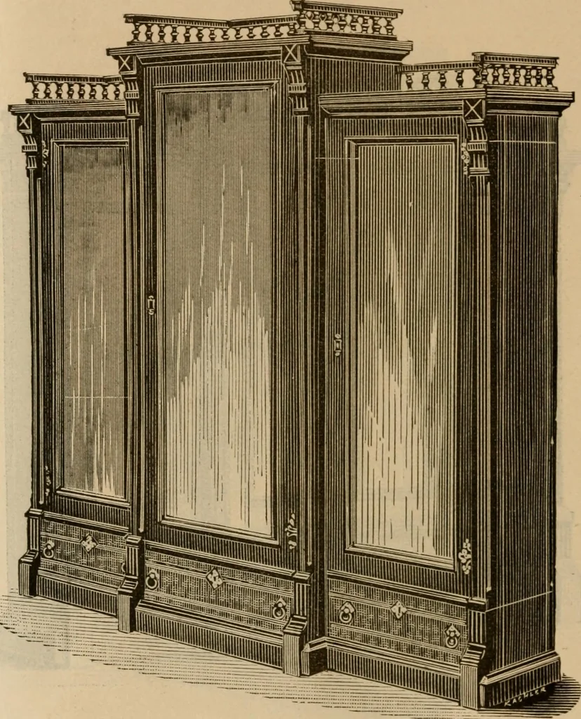 An illustration from Illustrated catalogue of office and library furniture., 1885, leaf 105