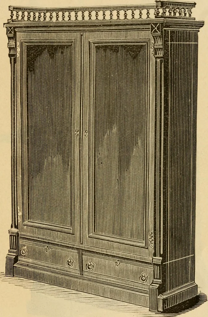 An illustration from Illustrated catalogue of office and library furniture., 1885, leaf 106
