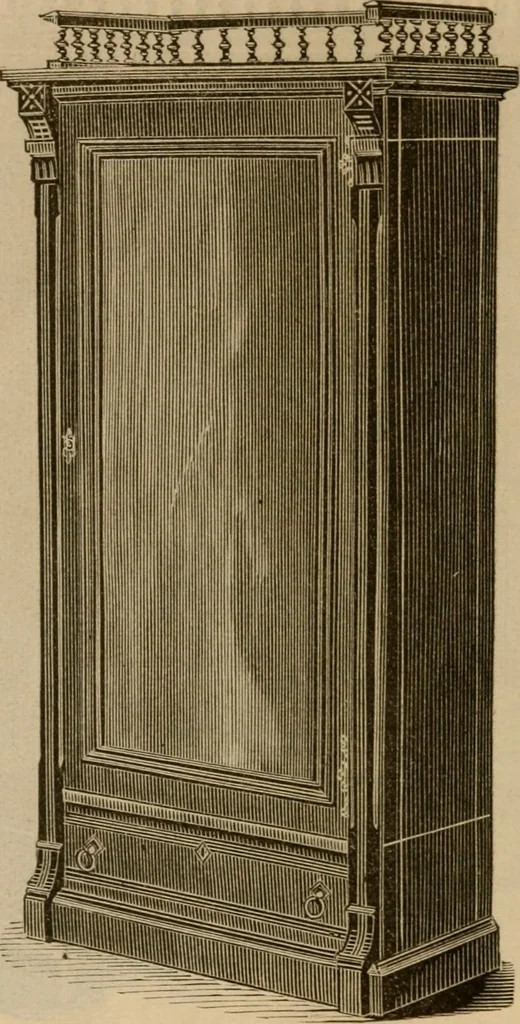 An illustration from Illustrated catalogue of office and library furniture., 1885, leaf 107