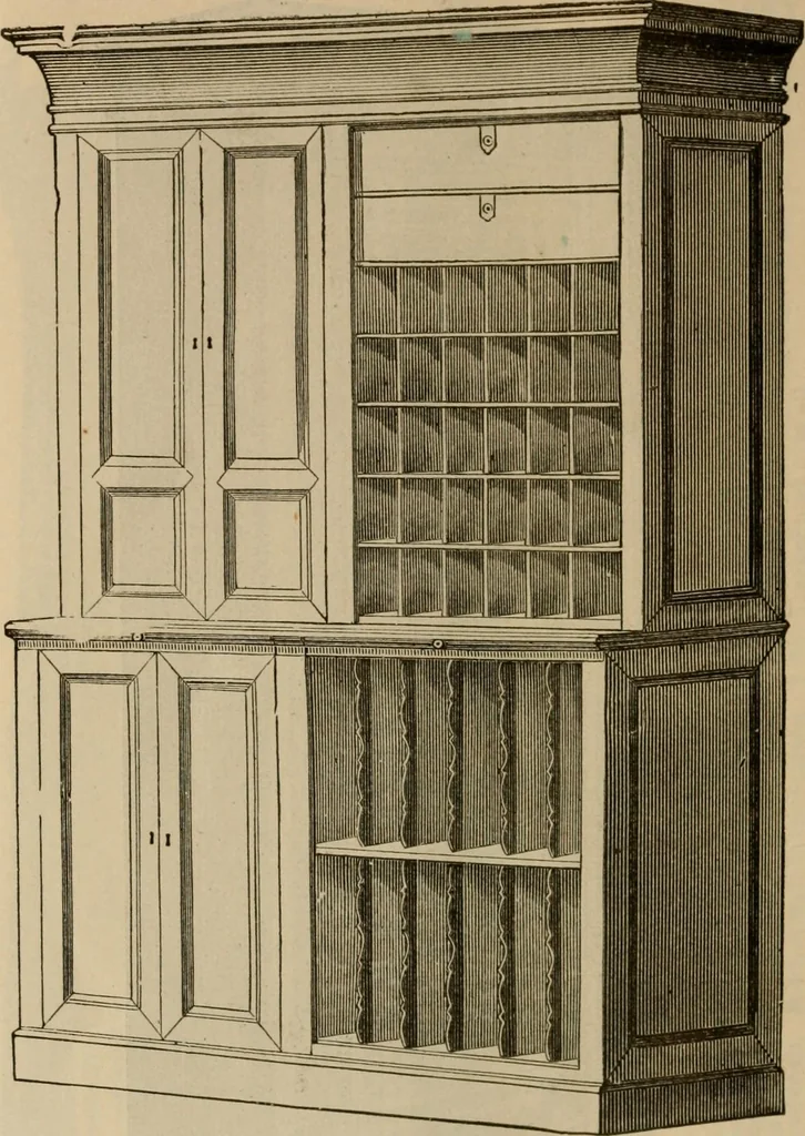 An illustration from Illustrated catalogue of office and library furniture., 1885, leaf 111