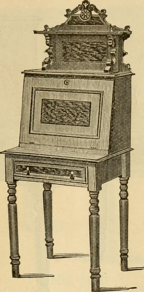 An illustration from Illustrated catalogue of office and library furniture., 1885, leaf 12
