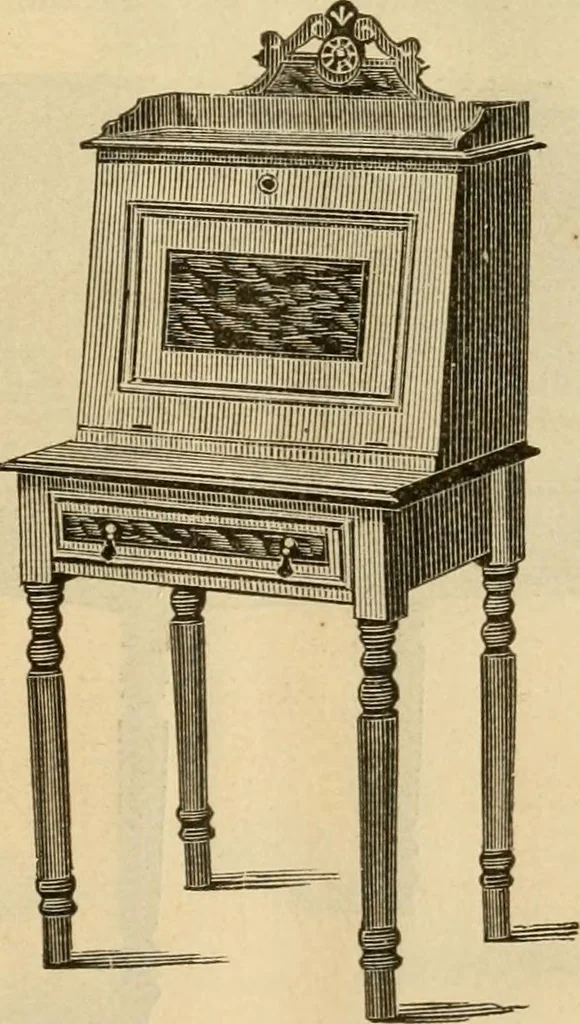 An illustration from Illustrated catalogue of office and library furniture., 1885, leaf 12