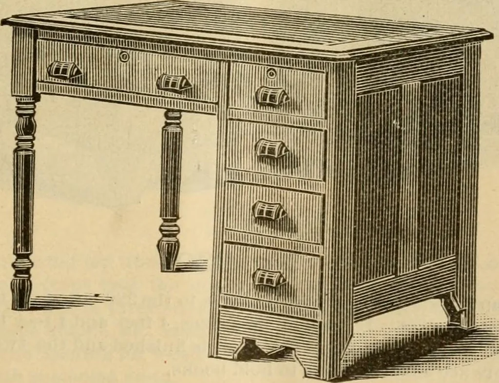 An illustration from Illustrated catalogue of office and library furniture., 1885, leaf 16