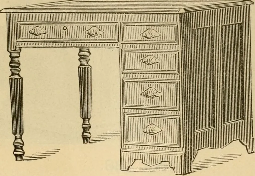 An illustration from Illustrated catalogue of office and library furniture., 1885, leaf 18