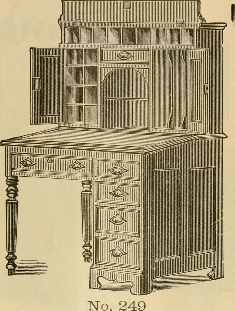 An illustration from Illustrated catalogue of office and library furniture., 1885, leaf 26