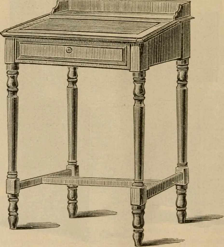 An illustration from Illustrated catalogue of office and library furniture., 1885, leaf 27