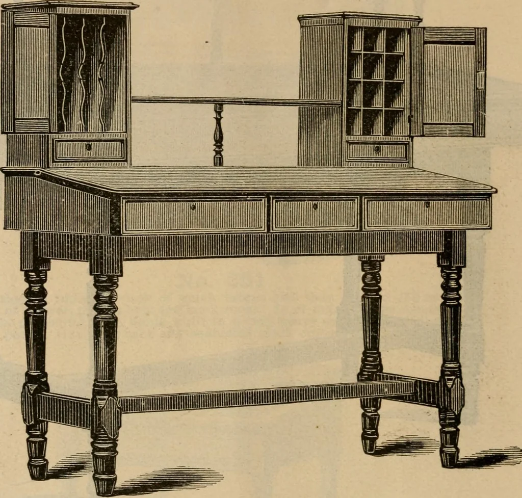 An illustration from Illustrated catalogue of office and library furniture., 1885, leaf 29