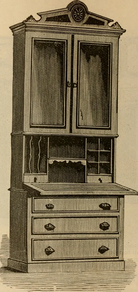 An illustration from Illustrated catalogue of office and library furniture., 1885, leaf 33