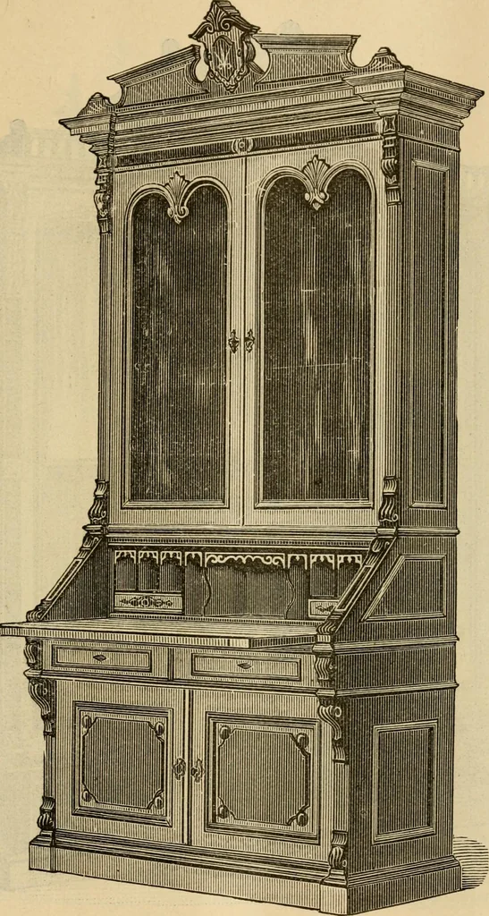 An illustration from Illustrated catalogue of office and library furniture., 1885, leaf 36