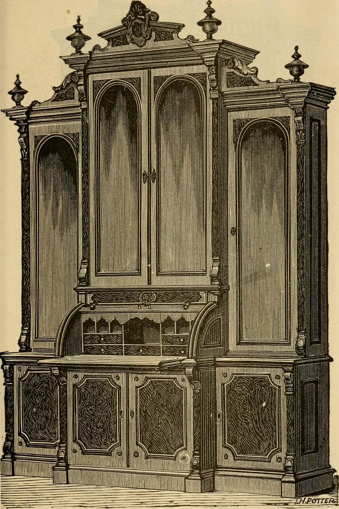An illustration from Illustrated catalogue of office and library furniture., 1885, leaf 38