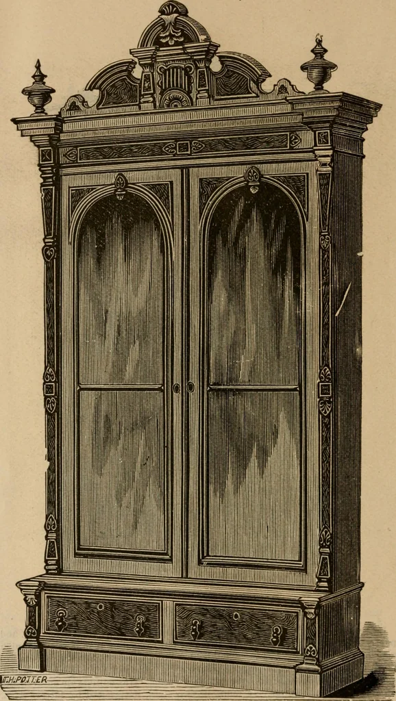 An illustration from Illustrated catalogue of office and library furniture., 1885, leaf 45