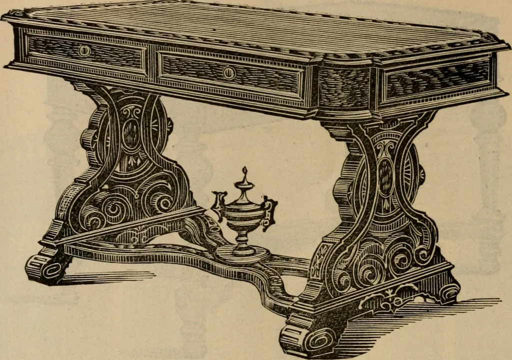 An illustration from Illustrated catalogue of office and library furniture., 1885, leaf 51