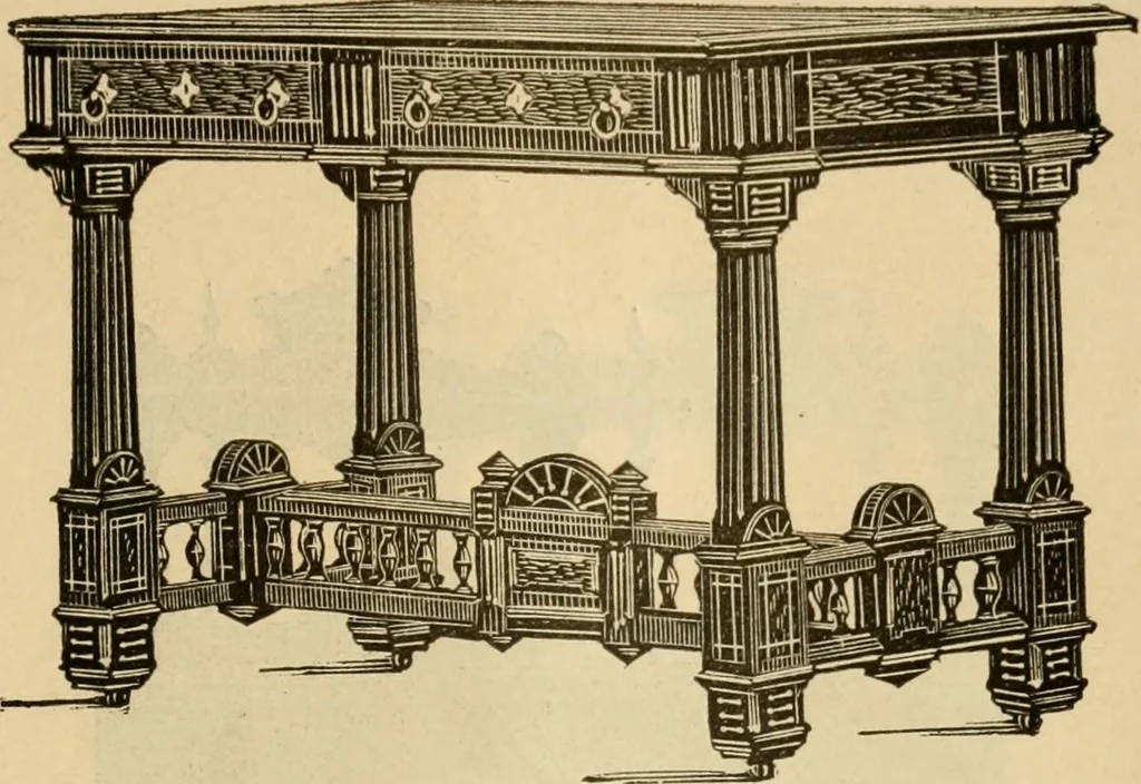 An illustration from Illustrated catalogue of office and library furniture., 1885, leaf 52