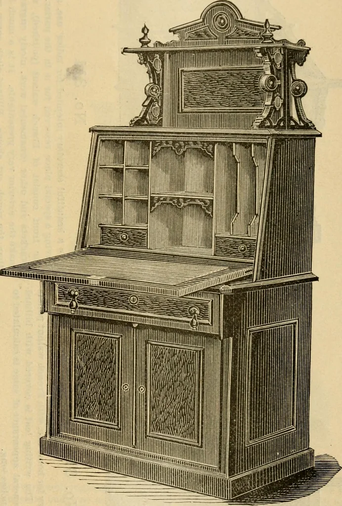 An illustration from Illustrated catalogue of office and library furniture., 1885, leaf 62