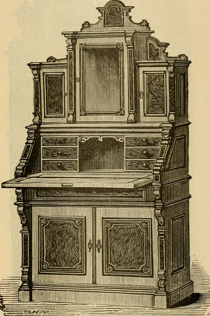 An illustration from Illustrated catalogue of office and library furniture., 1885, leaf 64