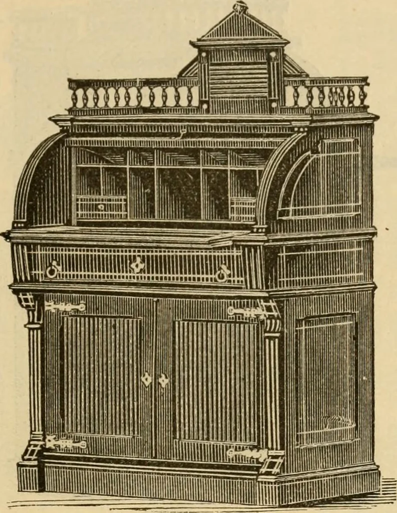 An illustration from Illustrated catalogue of office and library furniture., 1885, leaf 70
