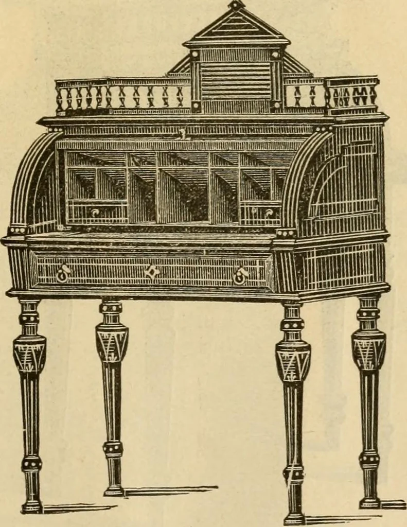 An illustration from Illustrated catalogue of office and library furniture., 1885, leaf 70