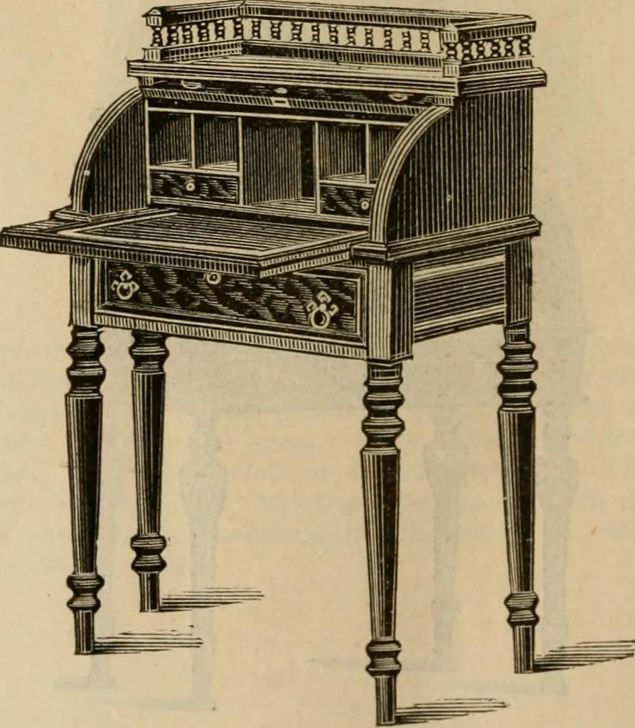 An illustration from Illustrated catalogue of office and library furniture., 1885, leaf 71
