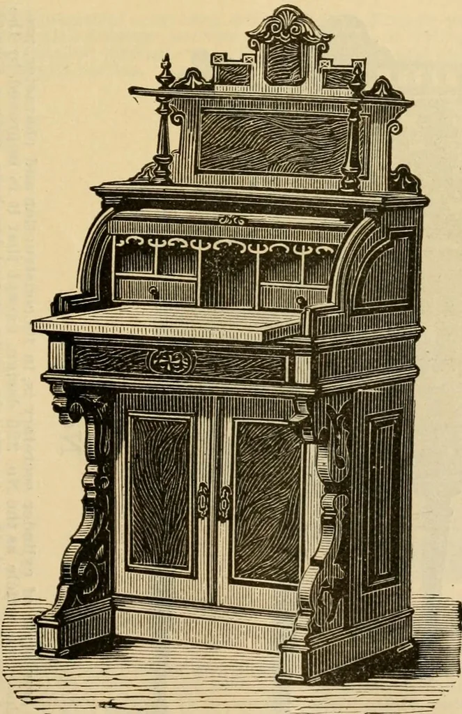 An illustration from Illustrated catalogue of office and library furniture., 1885, leaf 72
