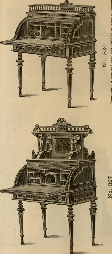 An illustration from Illustrated catalogue of office and library furniture., 1885, leaf 73