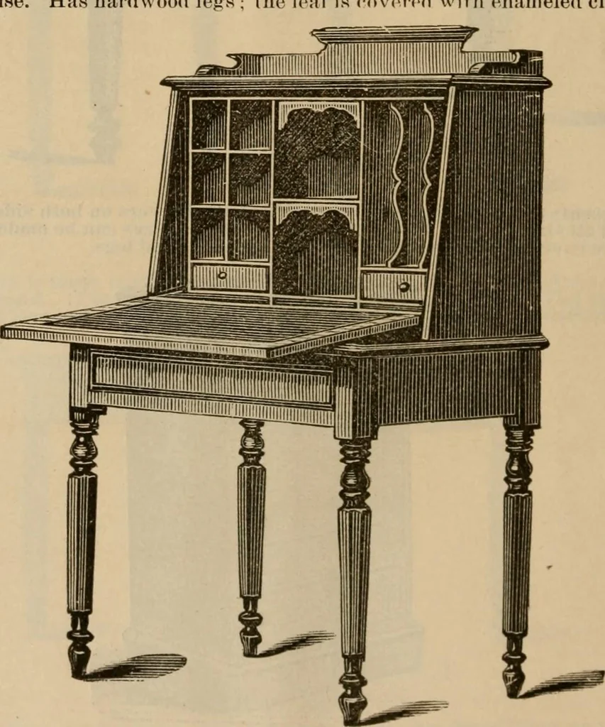 An illustration from Illustrated catalogue of office and library furniture., 1885, leaf 9