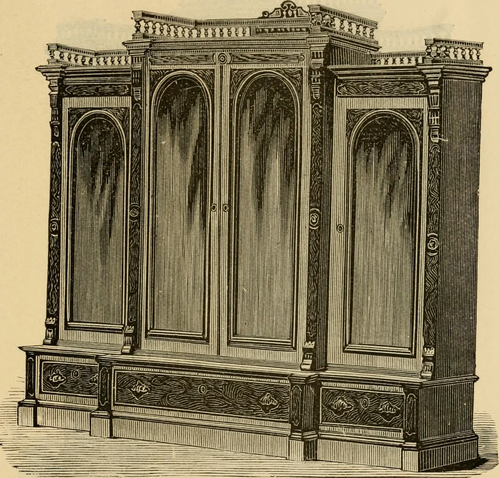 An illustration from Illustrated catalogue of office and library furniture., 1885, leaf 92