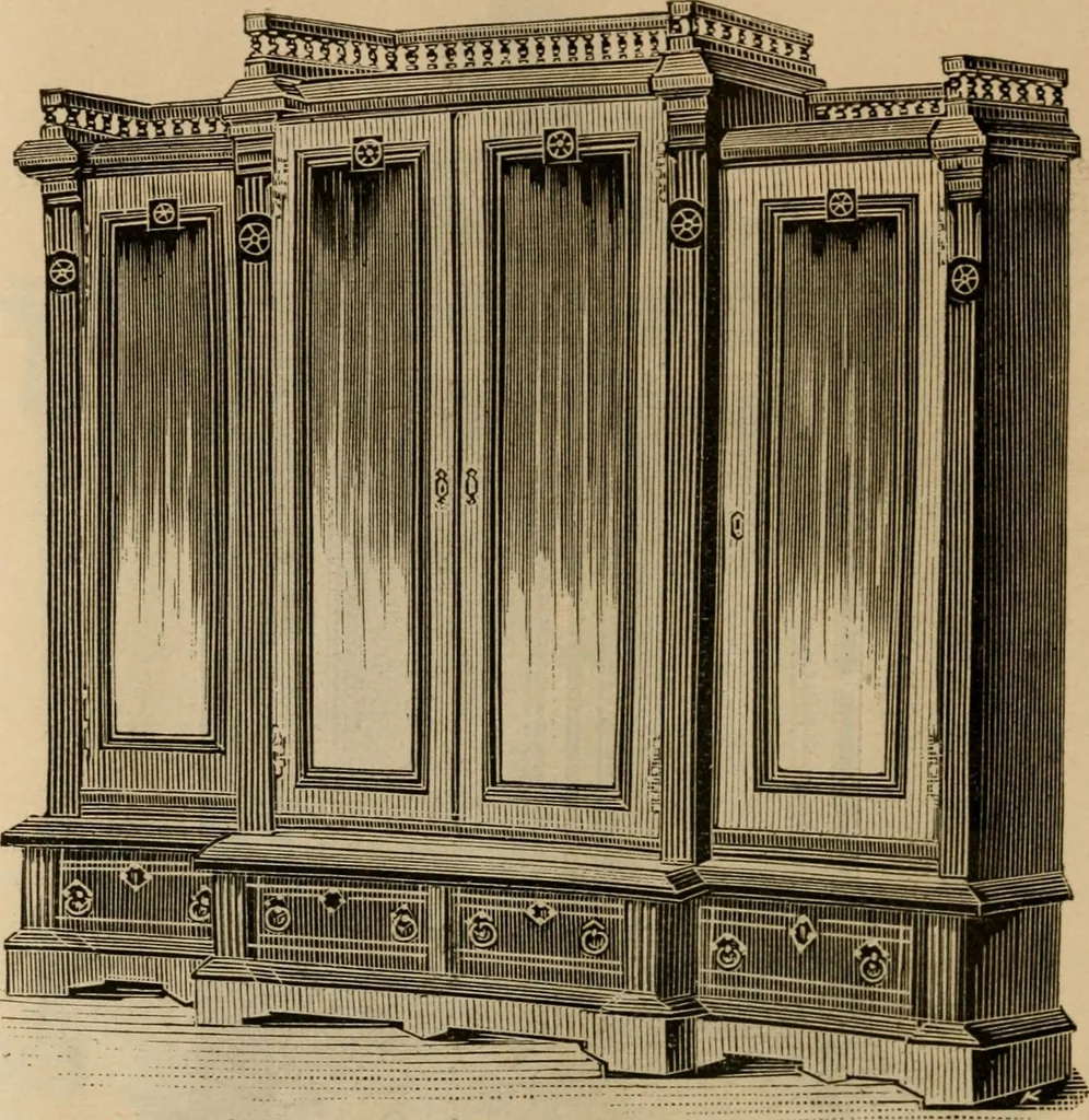 An illustration from Illustrated catalogue of office and library furniture., 1885, leaf 97