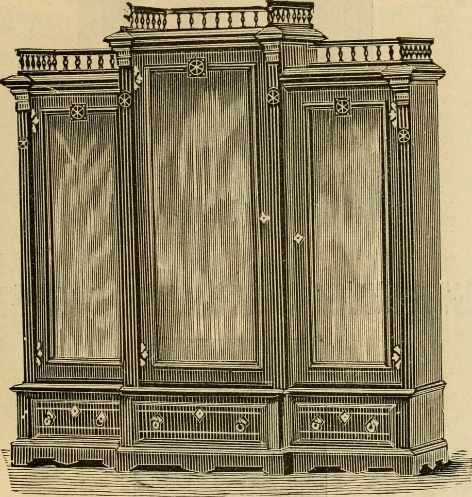 An illustration from Illustrated catalogue of office and library furniture., 1885, leaf 98