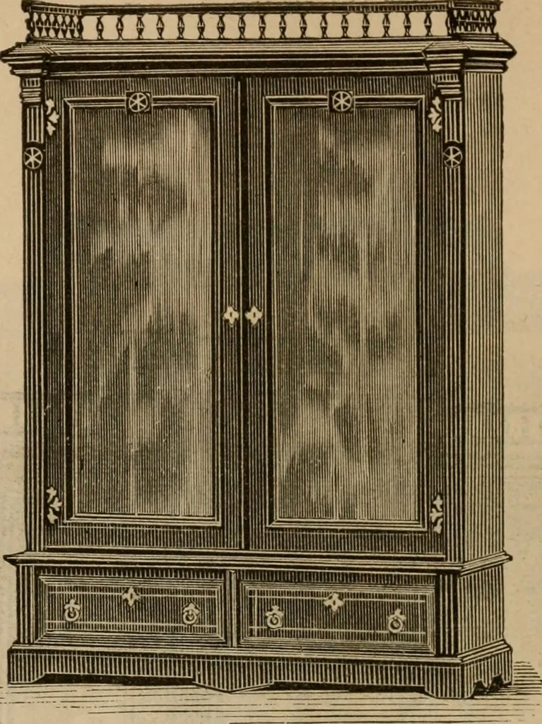 An illustration from Illustrated catalogue of office and library furniture., 1885, leaf 99