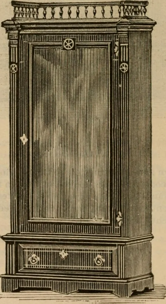 An illustration from Illustrated catalogue of office and library furniture., 1885, leaf 99