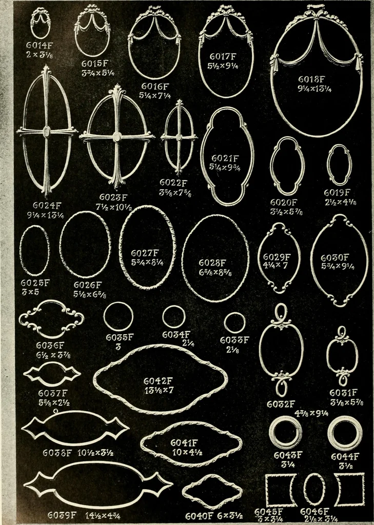 An illustration from Illustrated catalogue of period ornaments cast in composition and wood fibre for woodwork-furniture, 1900, leaf 141
