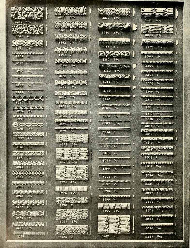 An illustration from Illustrated catalogue of period ornaments cast in composition and wood fibre for woodwork-furniture, 1900, leaf 231