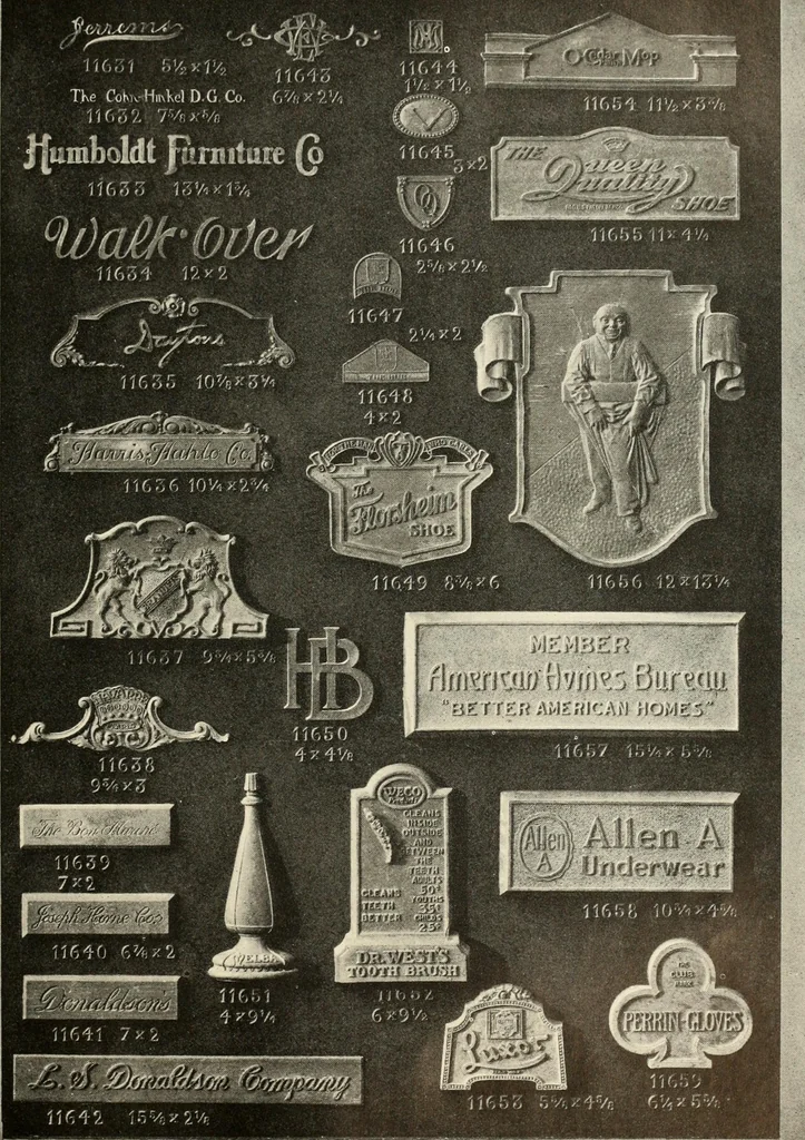 An illustration from Illustrated catalogue of period ornaments cast in composition and wood fibre for woodwork-furniture, 1900, leaf 294