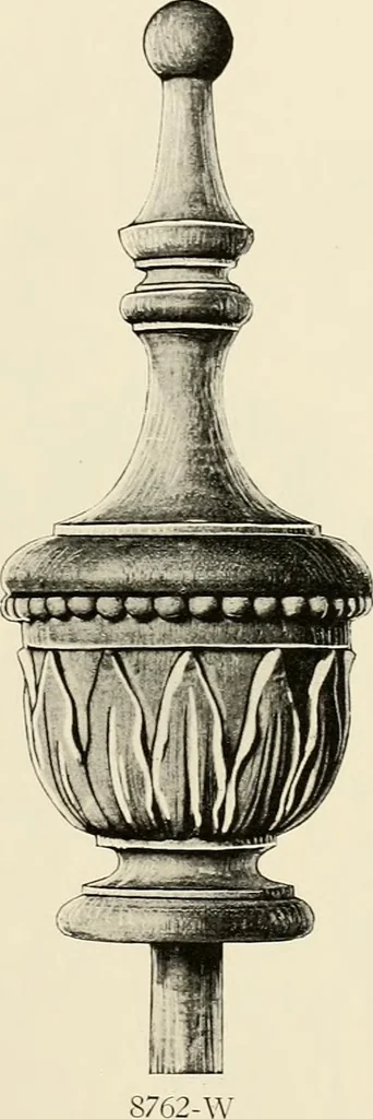 An illustration from Illustrated catalogue of period ornaments cast in composition and wood fibre for woodwork-furniture, 1900, leaf 314
