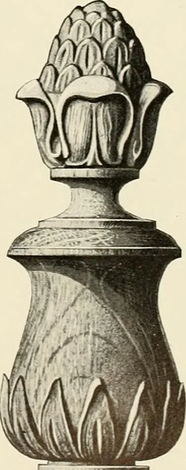 An illustration from Illustrated catalogue of period ornaments cast in composition and wood fibre for woodwork-furniture, 1900, leaf 314