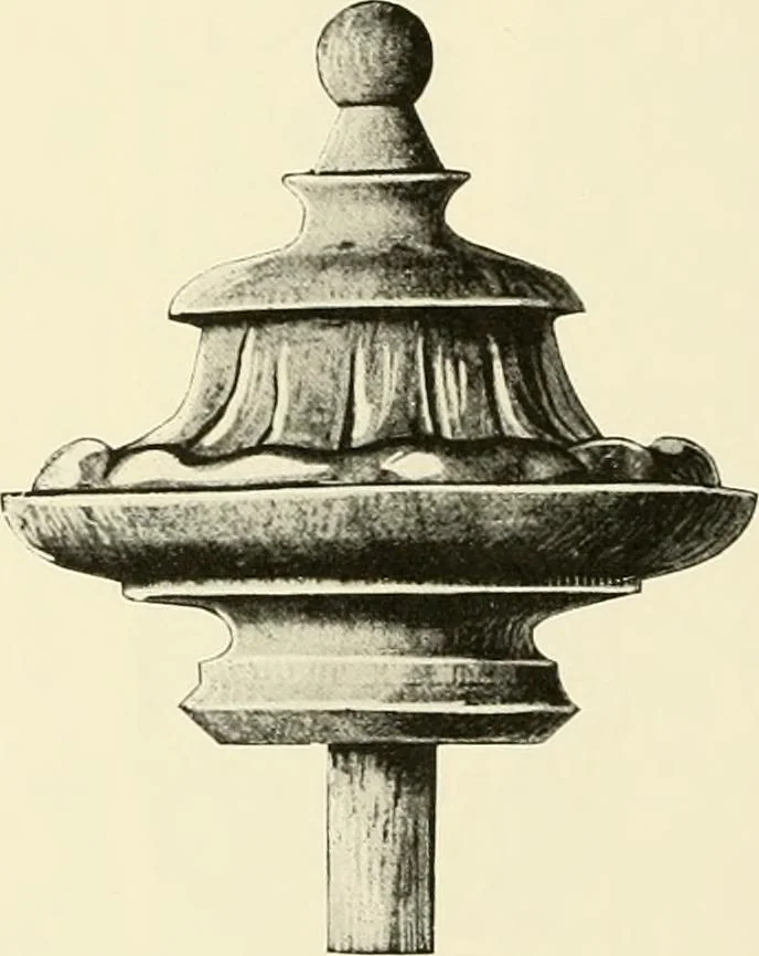 An illustration from Illustrated catalogue of period ornaments cast in composition and wood fibre for woodwork-furniture, 1900, leaf 315