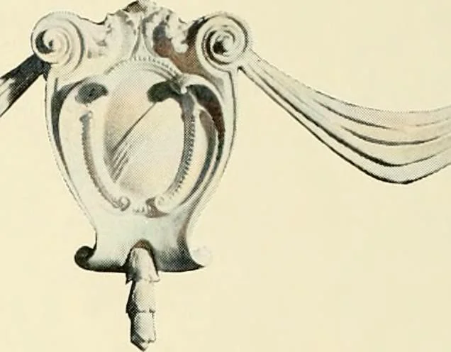 An illustration from Illustrated catalogue of period ornaments cast in composition and wood fibre for woodwork-furniture, 1900, leaf 317