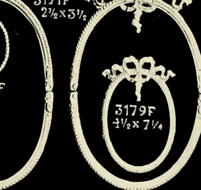 An illustration from Illustrated catalogue of period ornaments cast in composition and wood fibre for woodwork-furniture, 1900, leaf 77