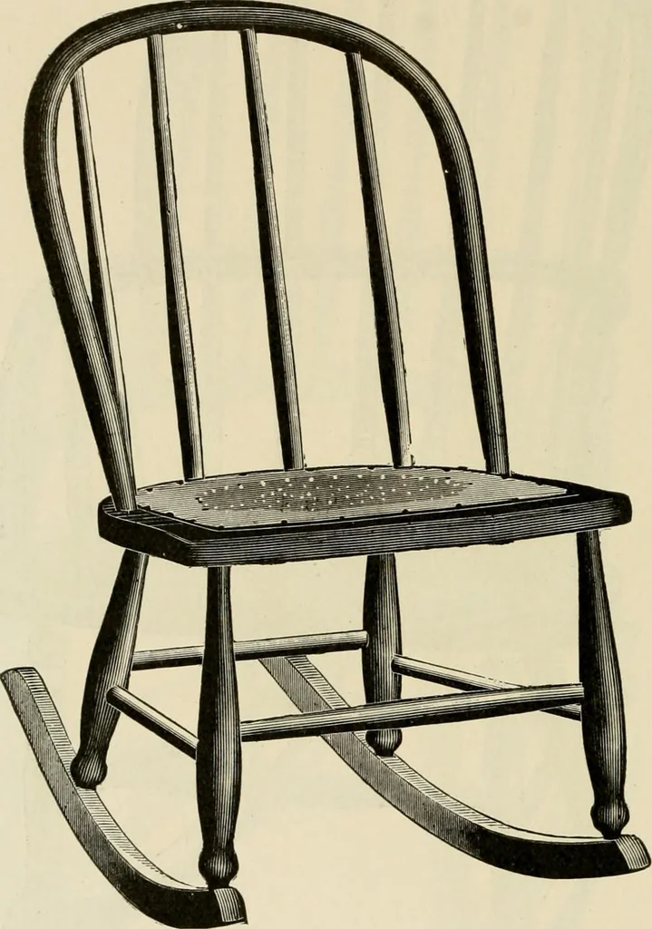 An illustration from Illustrated catalogue of the Sheboygan Chair Company., 1889, leaf 107