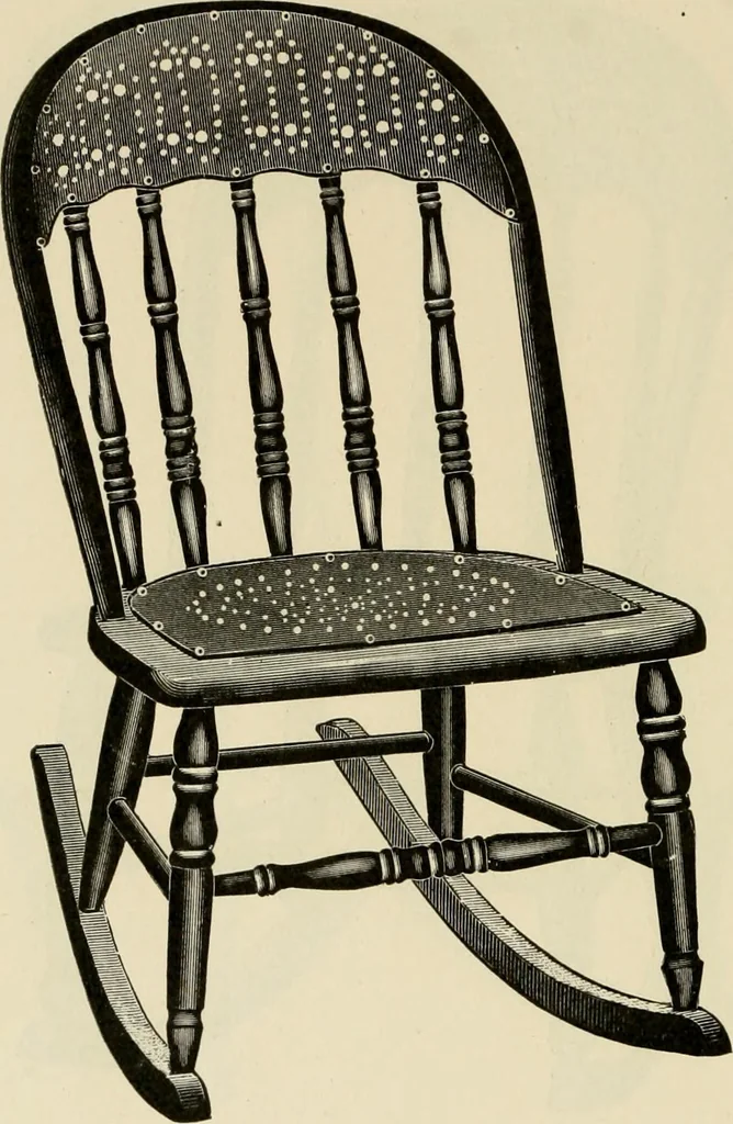 An illustration from Illustrated catalogue of the Sheboygan Chair Company., 1889, leaf 113