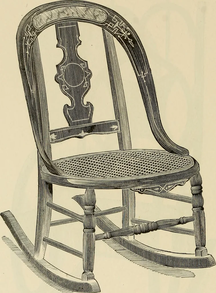 An illustration from Illustrated catalogue of the Sheboygan Chair Company., 1889, leaf 117