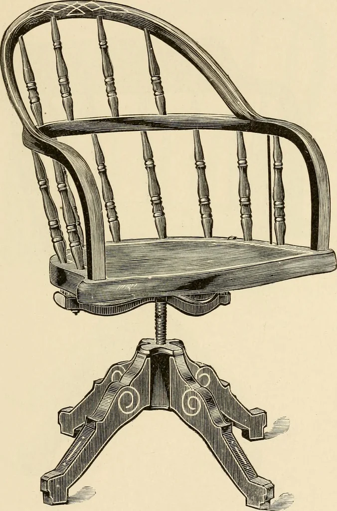 An illustration from Illustrated catalogue of the Sheboygan Chair Company., 1889, leaf 12