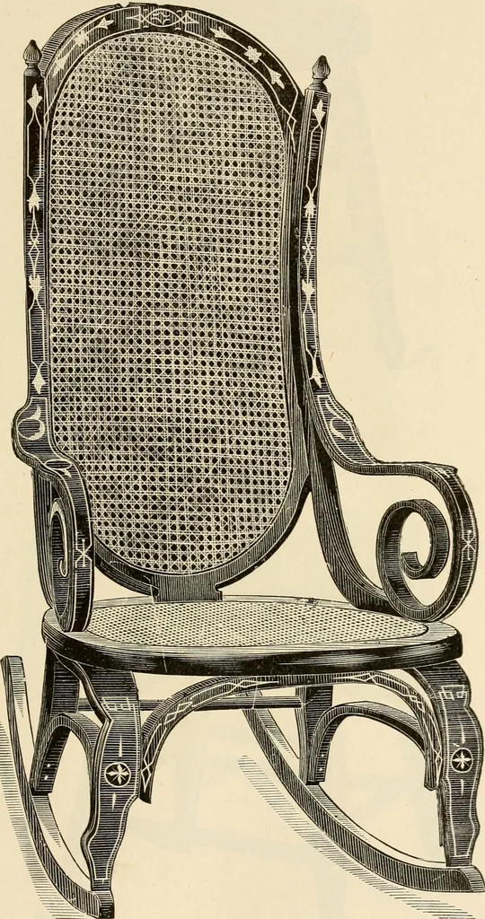 An illustration from Illustrated catalogue of the Sheboygan Chair Company., 1889, leaf 122